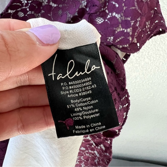 TALULA Short Sleeve Lace Top - Picture 7 of 9